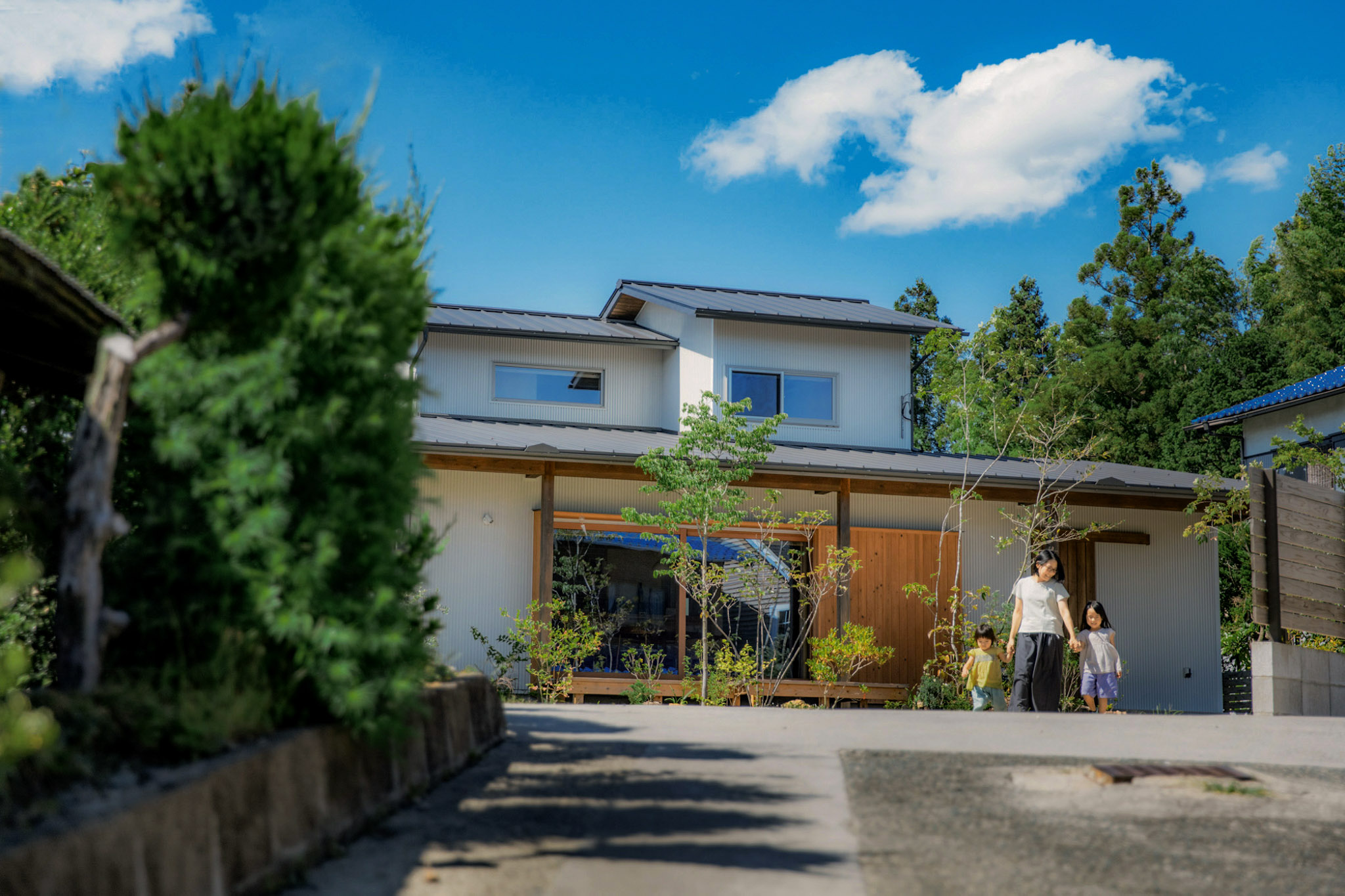 樹々に囲まれて 画像